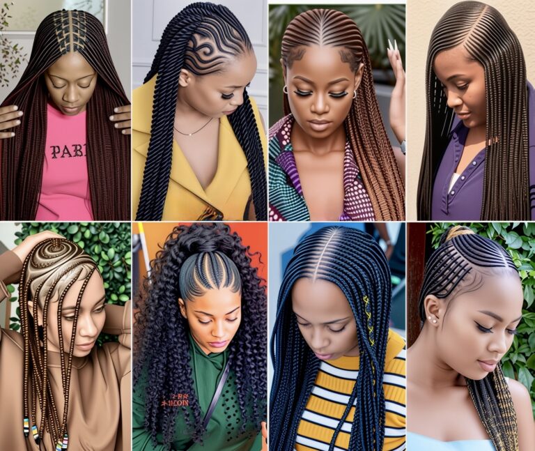 23 PHOTOS: Hot twist hairstyles, Knotless braids styles & Cornrow braid designs ‎