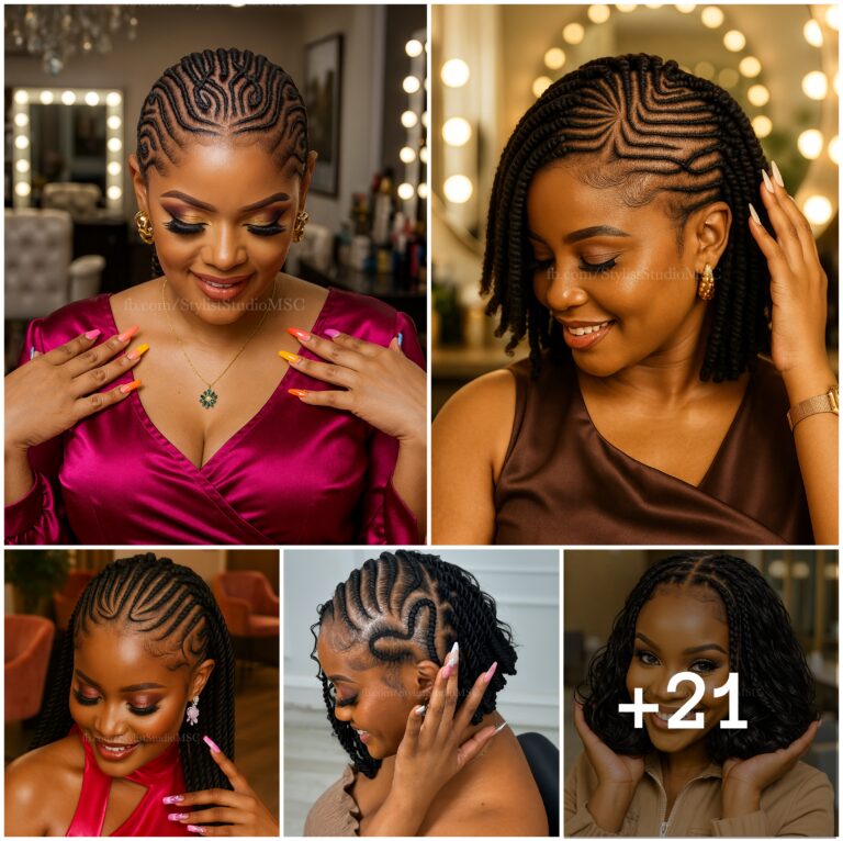 21 PHOTOS: High-end African knotless braids ‎