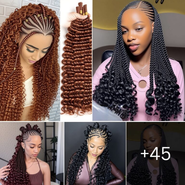 39 HAIRSTYLE: Protective Curly Braids For Hair Growth ‎