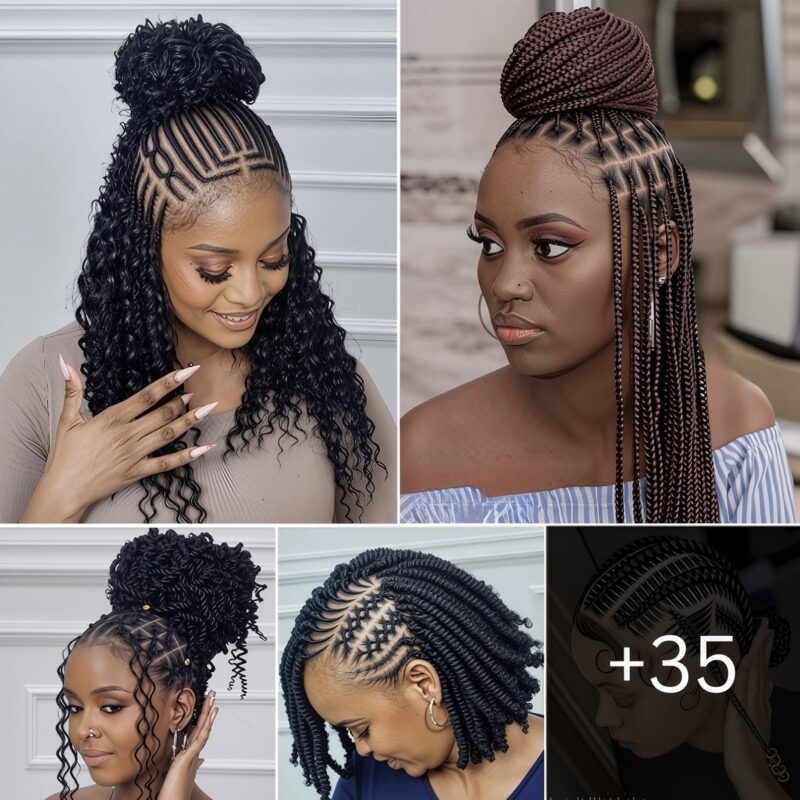 35 HAIRSTYLES: Vogue-inspired curl braids styles ‎