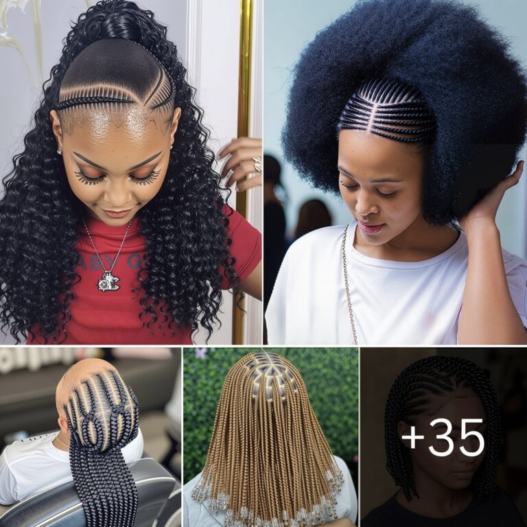 35 PHOTOS: Premium Braids Installation Hairstyles ‎