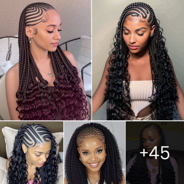 45 HAIRSTYLE: Top-Rated Curly Braids Looks This Year ‎