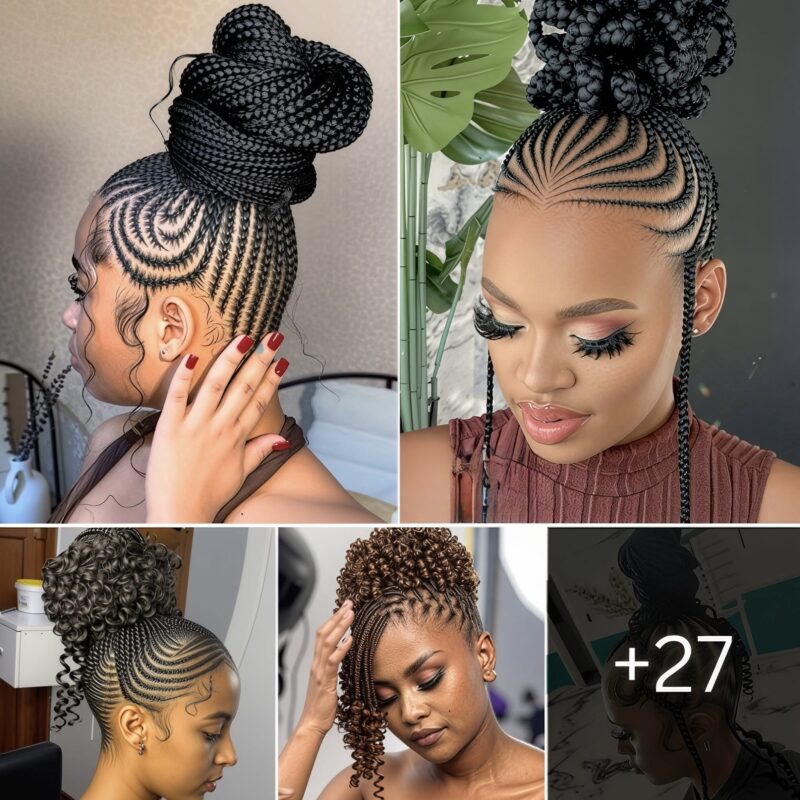 27 HAIRSTYLES: Updo Curl Braids Styles for Women ‎