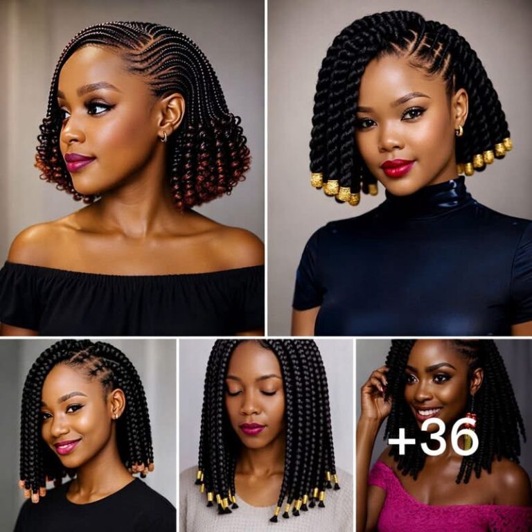 36 PHOTOS: Short Box Braids Hairstyles ‎