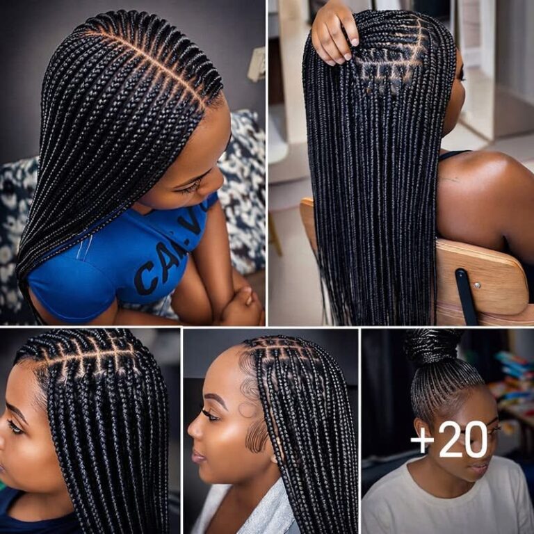 20 PHOTOS: Knotless braids styles – Box braids hairstyles ‎ ‎