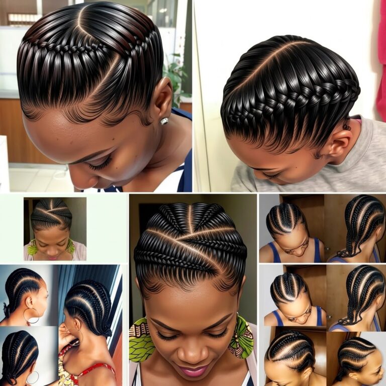 Simple Natural  hairstyles ‎