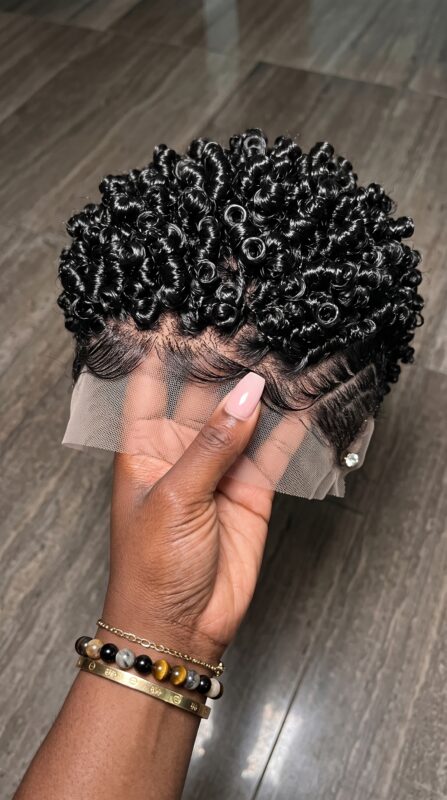 Shine Is What Gives A Kinky Curly Pixie Wig Away #hairstylesforwomeng
